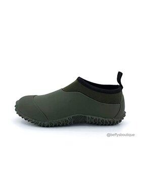 Waterproof Neoprene Garden Shoes Rubber Sole Slip-On Rain Shoe for Yard Work